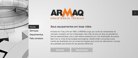 Site criado para Armaq Assistência Técnica