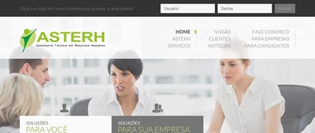 Site criado para ASTERH