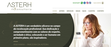 Site criado para ASTERH