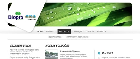 Site criado para Biopró