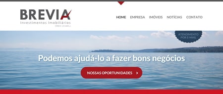 Site criado para Brevia Investimentos Imobiliários