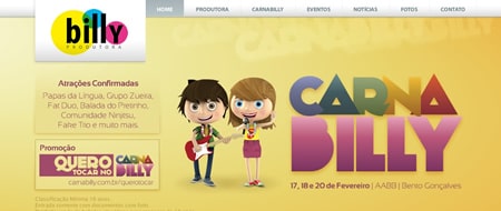 Site criado para Carnabilly