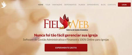 Site criado para Fiel Web