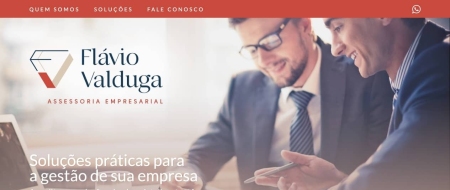 Site criado para FV Assessoria Empresarial