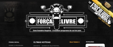 Site criado para Programa Força Livre