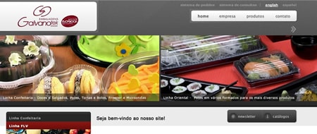 Site criado para Galvanotek Embalagens