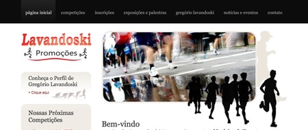 Site criado para Lavandoski Promoções