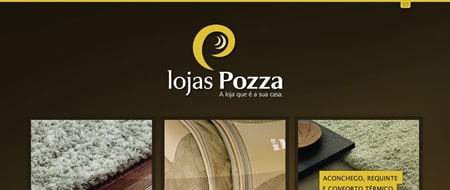 Site criado para Lojas Pozza