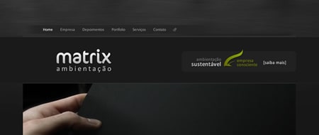 Site criado para Matrix