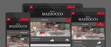 Design Responsivo criado para Móveis Mazzocco
