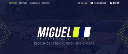 Site criado para Miguel Escolta