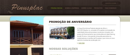 Site criado para Pinusplac