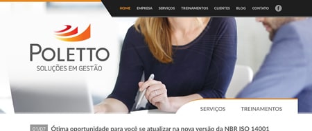 Site criado para Poletto Soluções em Gestão