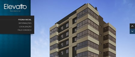 Site criado para Residencial Elevatto