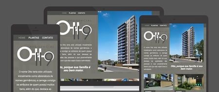 Design Responsivo criado para Residencial Otto