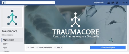 Material criado para Traumacore - Centro de Traumatologia e Ortopedia