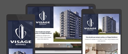 Design Responsivo criado para Visage Residence