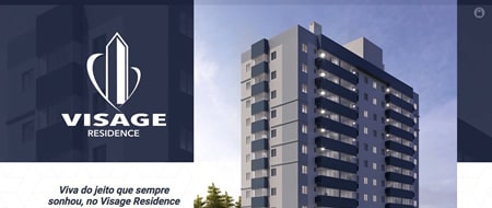 Site criado para Visage Residence